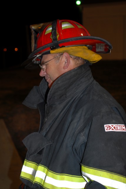 Captain Barnes oversees a training exercise